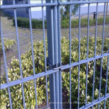 2D 868 powder coated double horizontal wire mesh fence